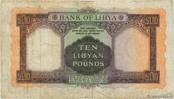 10 Pounds LIBIA  1963 P.27 B