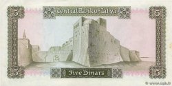 5 Dinars LIBYE  1972 P.36b pr.SUP