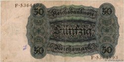 50 Reichsmark DEUTSCHLAND  1924 P.177 fSS