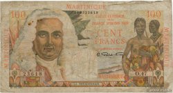100 Francs La Bourdonnais MARTINIQUE  1946 P.31a B