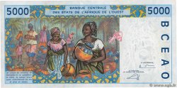 5000 Francs WEST AFRICAN STATES  2002 P.113Al UNC-