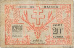 20 Francs NOUVELLE CALÉDONIE  1943 P.57b pr.TB