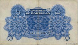 5 Rupees PAKISTAN  1948 P.05 F