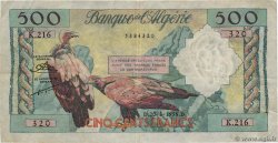 500 Francs ALGERIA  1958 P.117 F
