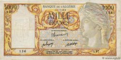 1000 Francs ALGERIEN  1947 P.104 S