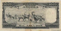 1000 Escudos ANGOLA  1956 P.091 BC