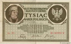 1000 Marek POLAND  1919 P.022d VF
