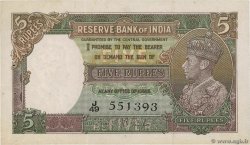 5 Rupees INDE  1937 P.018a