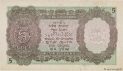 5 Rupees INDE  1937 P.018a TTB+
