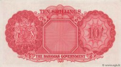 10 Shillings BAHAMAS  1953 P.14b VF