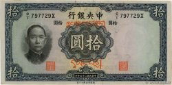 10 Yüan CHINE  1936 P.0218f TTB
