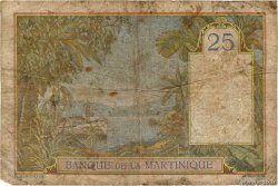 25 Francs MARTINIQUE  1938 P.12 B