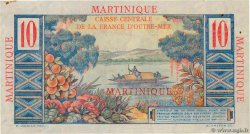 10 Francs Colbert MARTINIQUE  1946 P.28 VF