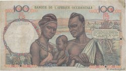 100 Francs FRENCH WEST AFRICA  1952 P.40 F+