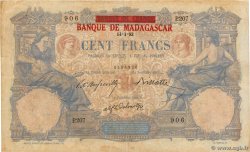 100 Francs MADAGASCAR  1893 P.034 F-