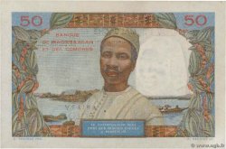 50 Francs - 10 Ariary MADAGASCAR  1961 P.051a MBC+