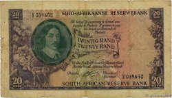 20 Rand AFRIQUE DU SUD  1962 P.108A B
