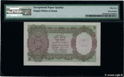 5 Rupees INDIA  1943 P.018b XF+
