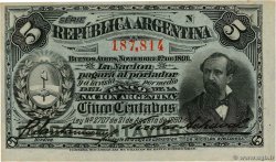 5 Centavos ARGENTINIEN  1891 P.209 ST