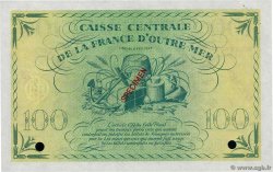100 Francs Spécimen AFRIQUE ÉQUATORIALE FRANÇAISE  1943 P.18s EBC+