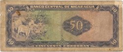 50 Cordobas NICARAGUA  1972 P.125 G
