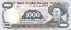 1000 Cordobas NICARAGUA  1987 P.145a FDC