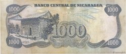 1000 Cordobas NICARAGUA  1985 P.145a VF