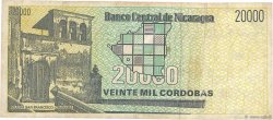 20000 Cordobas NICARAGUA  1989 P.160 q.BB