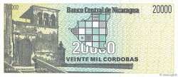 20000 Cordobas NICARAGUA  1989 P.160 UNC