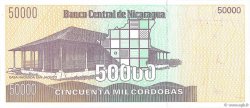 50000 Cordobas NICARAGUA  1989 P.161 UNC
