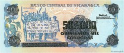 500000 Cordobas sur 20 Cordobas NICARAGUA  1990 P.163 NEUF