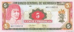5 Cordobas NICARAGUA  1995 P.180 NEUF