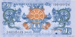BHUTAN 2013 1 NGULTRUM UNCIRCULATED BANKNOTE P-27 NICE DESIGN FROM A USA SELLER 