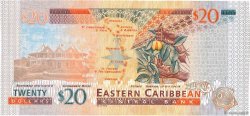 20 Dollars EAST CARIBBEAN STATES  2012 P.53b FDC