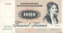 1000 Kroner DANEMARK  1986 P.053e TTB