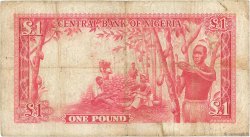 1 Pound NIGERIA  1958 P.04 TB