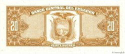 20 Sucres ECUADOR  1976 P.110 UNC