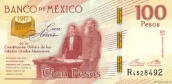 100 Pesos Commémoratif MEXICO  2017 P.130c FDC