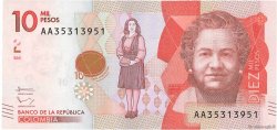 Colombia … … 10,000 Pesos … 2018 .. UNC