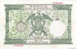 1000 Pesetas SPAIN  1957 P.149a AU
