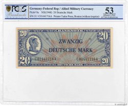 20 Deutsche Mark GERMAN FEDERAL REPUBLIC  1948 P.09a VZ