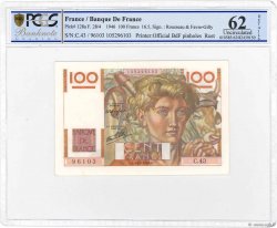 100 Francs JEUNE PAYSAN FRANCIA  1946 F.28.04 EBC+