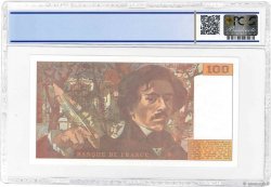 100 Francs DELACROIX imprimé en continu FRANCIA  1990 F.69bis.02d SC