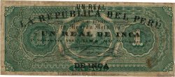 1 Real de Inca PERU  1881 P.011 MB