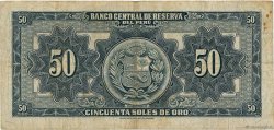 50 Soles PERU  1959 P.078a MB