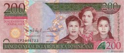 200 Pesos Dominicanos DOMINICAN REPUBLIC  2013 P.185 UNC