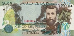 5000 Pesos KOLUMBIEN  2013 P.452o ST