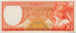 10 Gulden SURINAM  1963 P.121b FDC