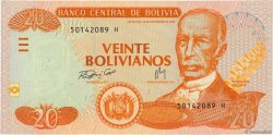 20 Bolivianos BOLIVIA  2007 P.234 FDC