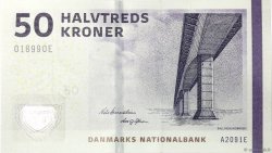 50 Kroner DENMARK  2009 P.065a UNC